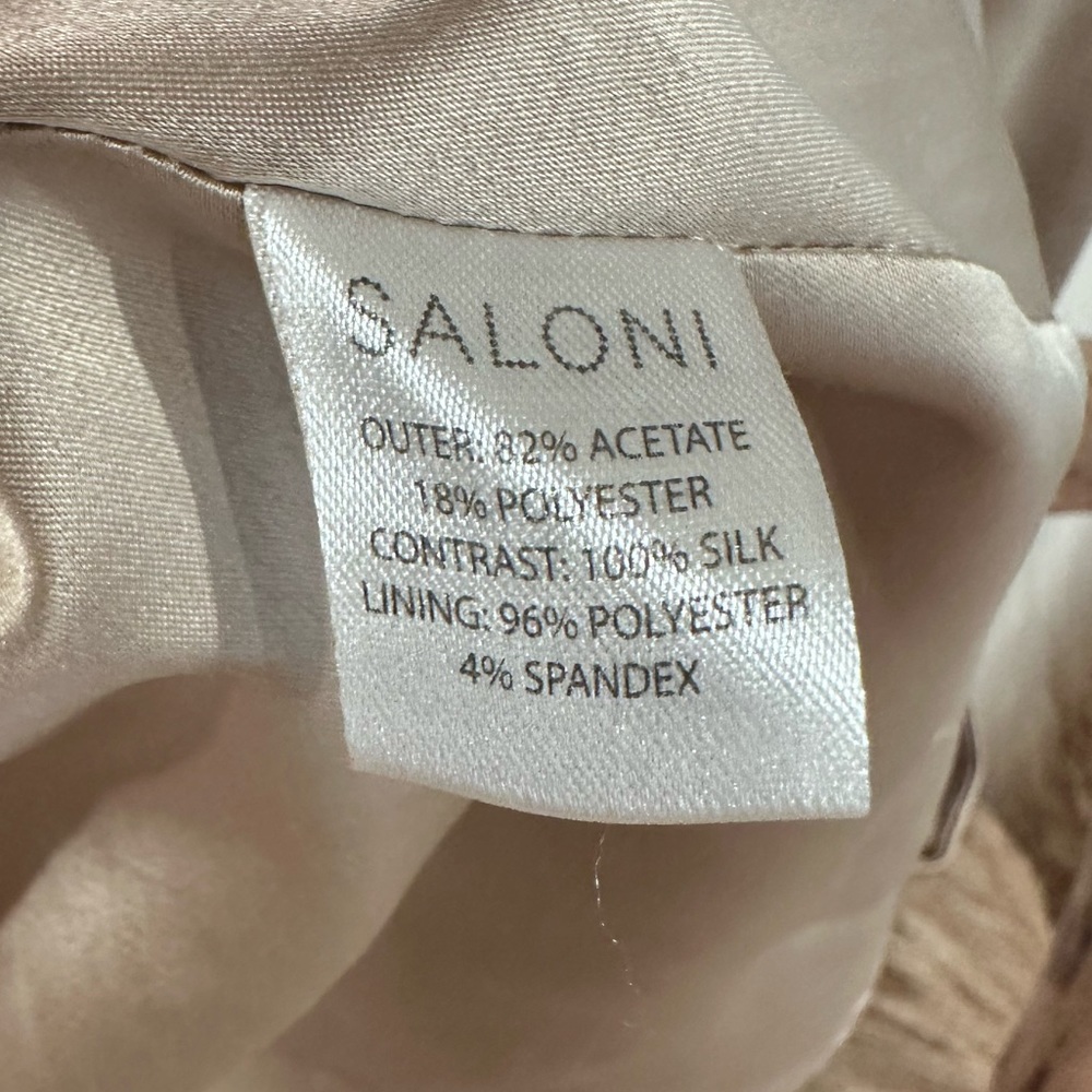 SALONI Jen Dress in Champagne Size US 4 - Picture 9 of 13
